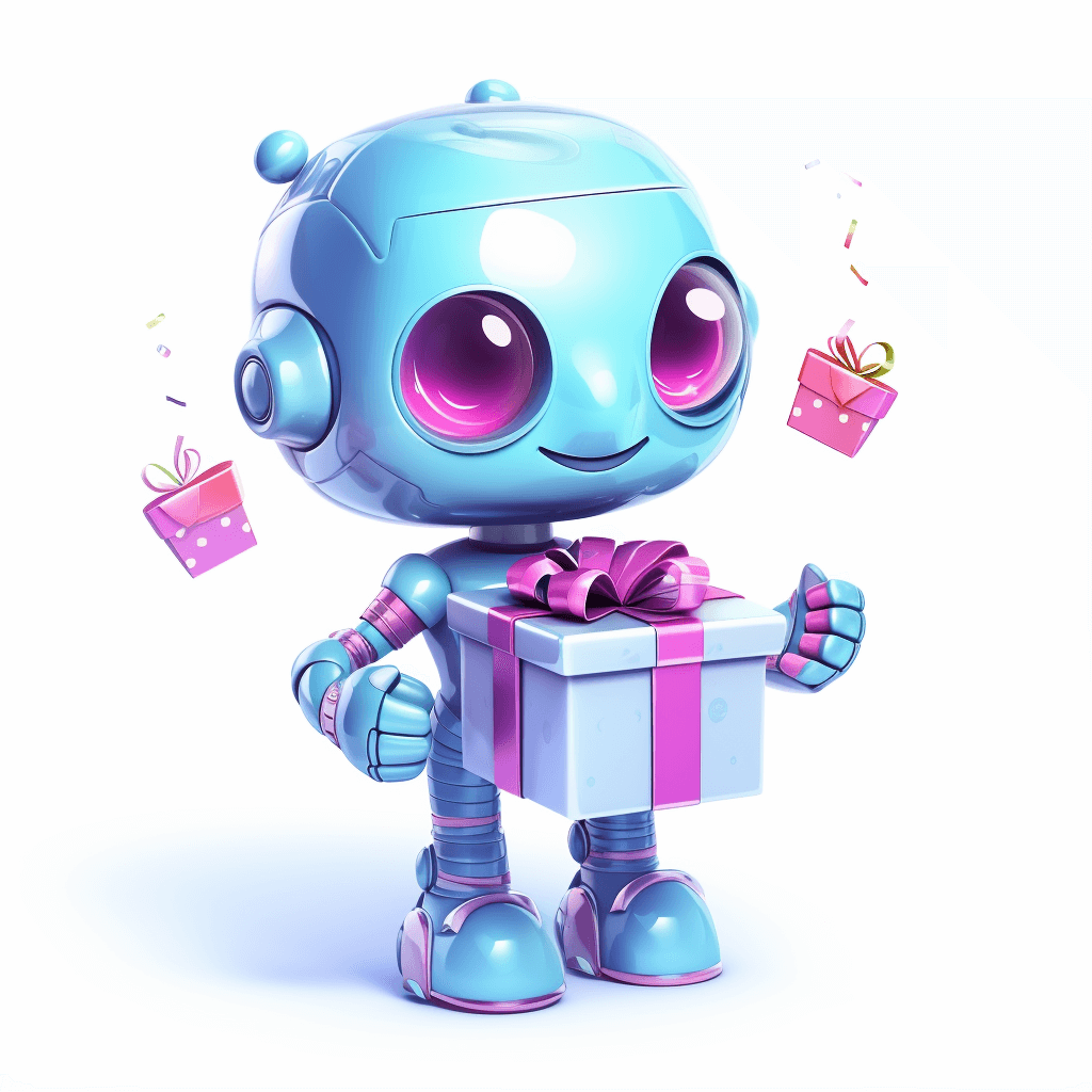 Robot ai friend, helping you find the perfect gift!